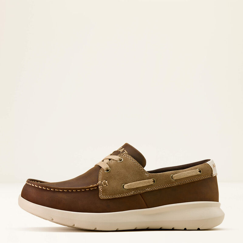 ARIAT MENS HILO SHORE SHOE - DISTRESSED BROWN