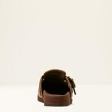 ARIAT WOMEN'S COUNTRY MULE - BROWN FLORAL EMBOSS