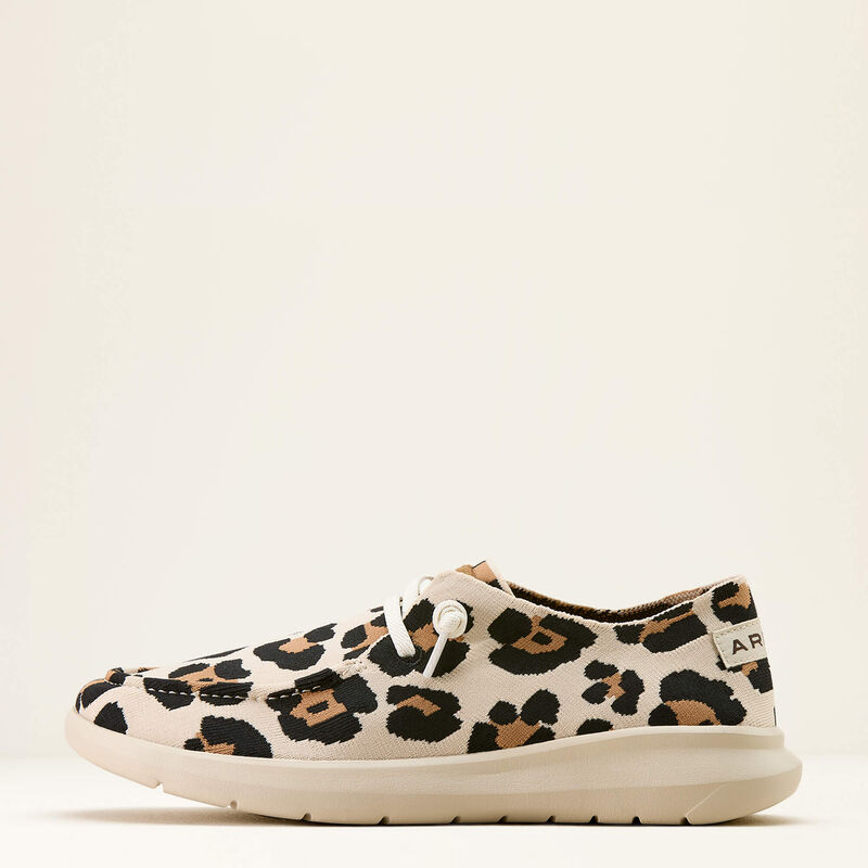 ARIAT WOMEN'S HILO SHOE - LIGHT LEOPARD KNIT