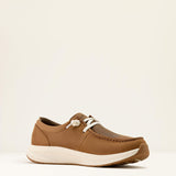 ARIAT WOMEN'S BUCKEYE WATERPROOF SHOE - COFFE BEAN/BROWN LIZARD EMBOSS