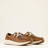 ARIAT WOMEN'S BUCKEYE WATERPROOF SHOE - COFFE BEAN/BROWN LIZARD EMBOSS