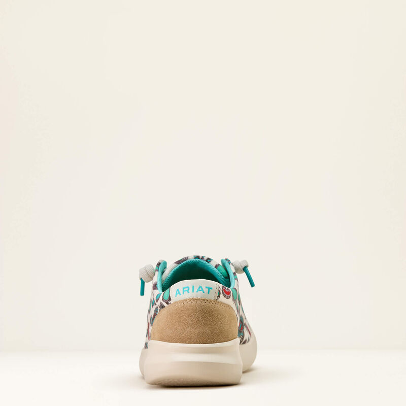 ARIAT WOMEN'S TURQUOISE JEWELRY BOX|CAMEL SUEDE HILO SHOES