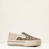 ARIAT WOMEN'S SKYLAR SLIP ON SHOE - CREAM CHEETAH