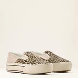 ARIAT WOMEN'S SKYLAR SLIP ON SHOE - CREAM CHEETAH