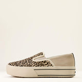 ARIAT WOMEN'S SKYLAR SLIP ON SHOE - CREAM CHEETAH