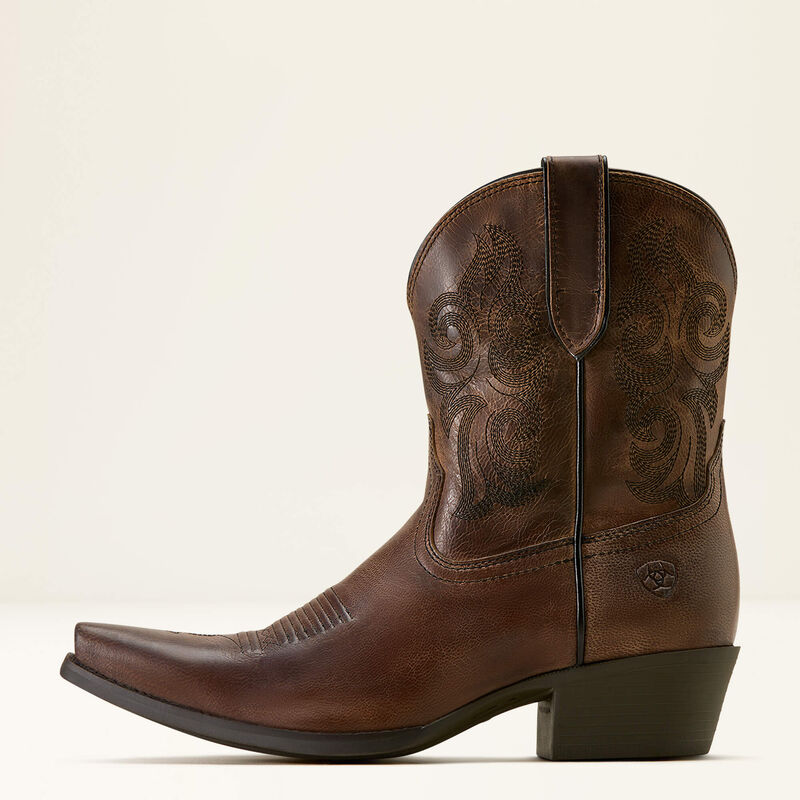 ARIAT WOMEN'S LACONA X TOE WESTERN BOOT - MESA BROWN