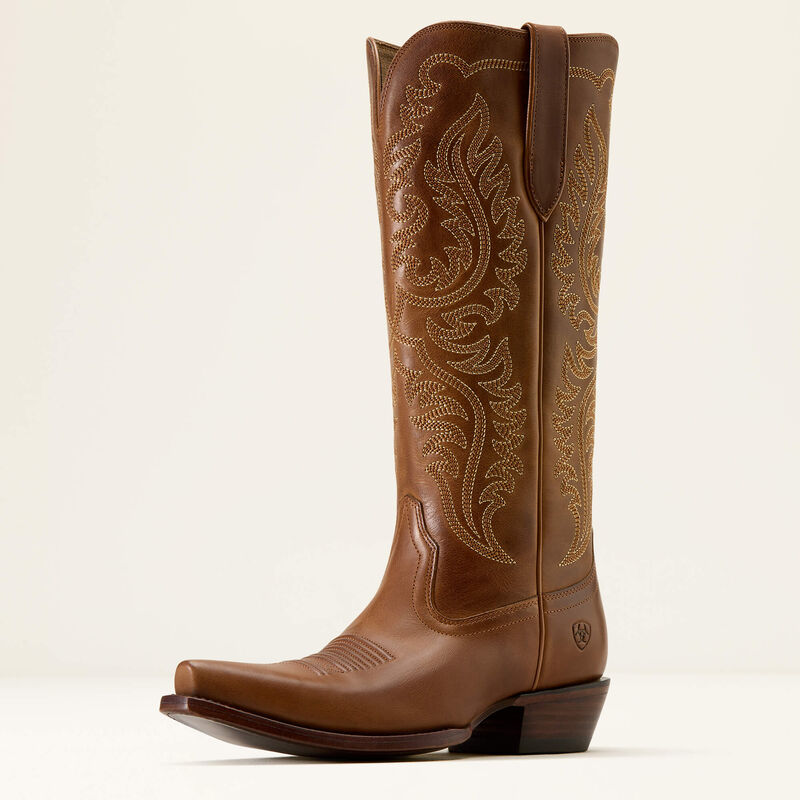 ARIAT WOMEN'S ELLAMORE X TOE WESTERN BOOT - SMOKED WHEAT