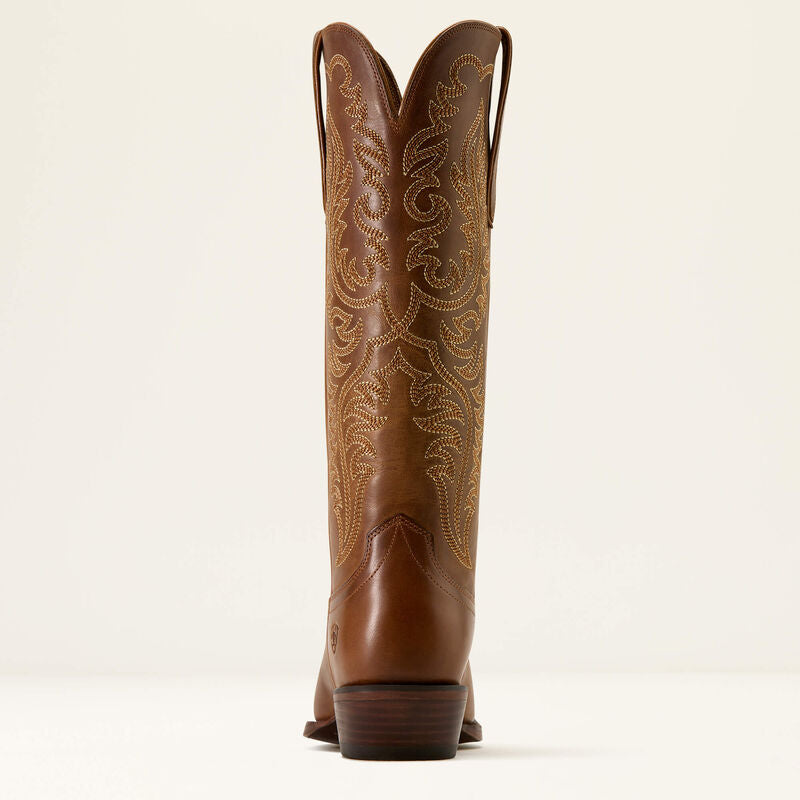 ARIAT WOMEN'S ELLAMORE X TOE WESTERN BOOT - SMOKED WHEAT