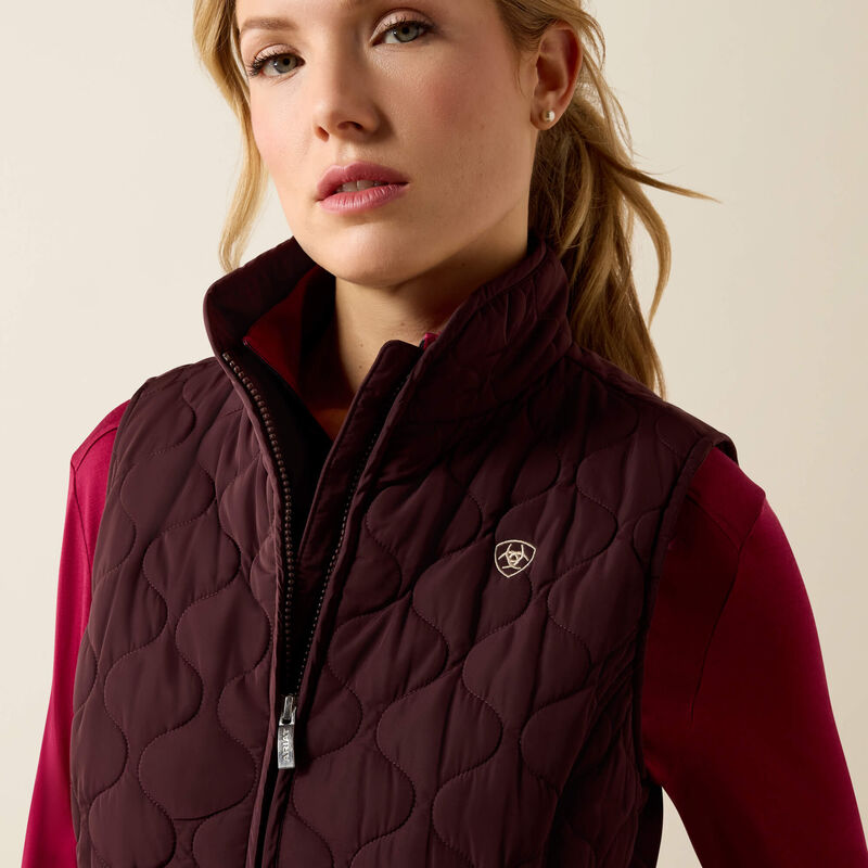 ARIAT WOMEN'S ASHLEY 2.0 INSULATED VEST - CHOCOLATE PLUM