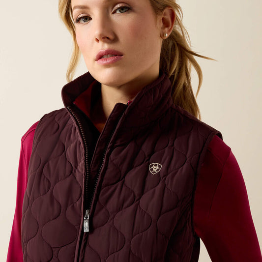 ARIAT WOMEN'S ASHLEY 2.0 INSULATED VEST - CHOCOLATE PLUM