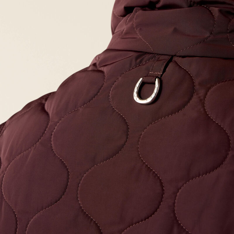 ARIAT WOMEN'S ASHLEY 2.0 INSULATED VEST - CHOCOLATE PLUM