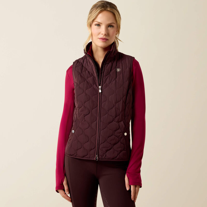 ARIAT WOMEN'S ASHLEY 2.0 INSULATED VEST - CHOCOLATE PLUM