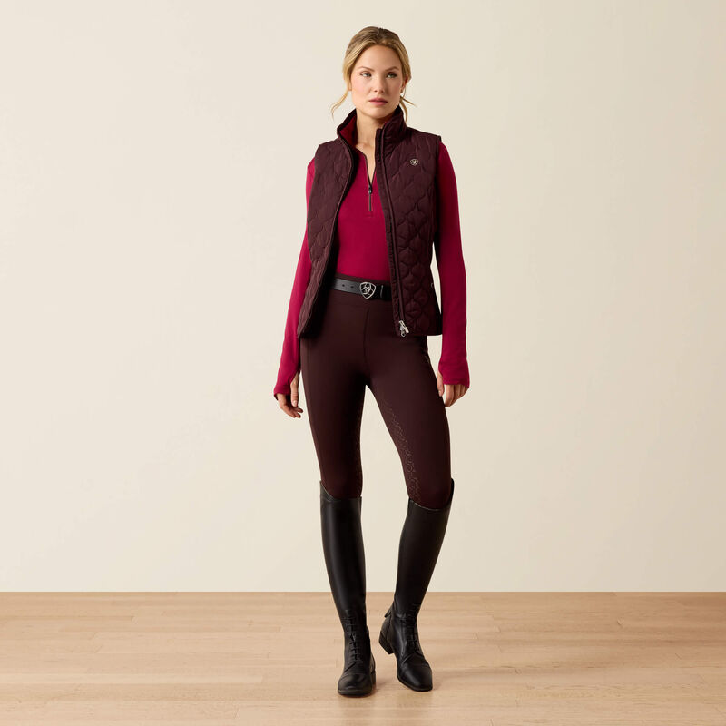 ARIAT WOMEN'S ASHLEY 2.0 INSULATED VEST - CHOCOLATE PLUM