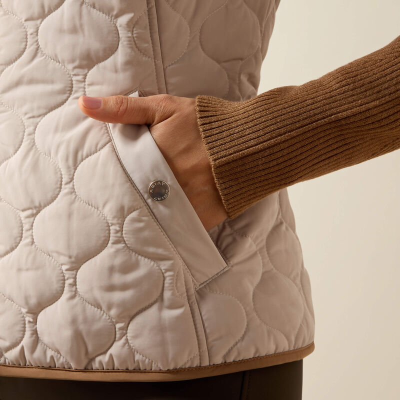 ARIAT WOMEN'S ASHLEY 2.0 INSULATED VEST - CHATEAU GREY