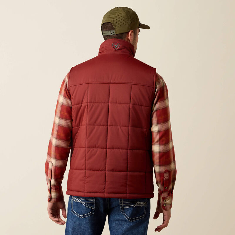ARIAT MEN CRIUS INSULATED VEST - MADDER BROWN