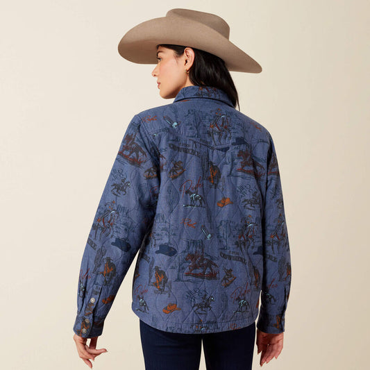 ARIAT WOMEN'S OBISPO LIGHTWEIGHT INSULATED JACKET - RETRO RODEO