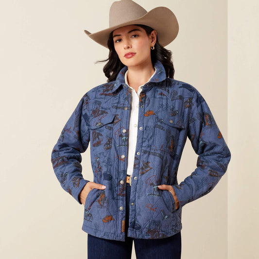 ARIAT WOMEN'S OBISPO LIGHTWEIGHT INSULATED JACKET - RETRO RODEO