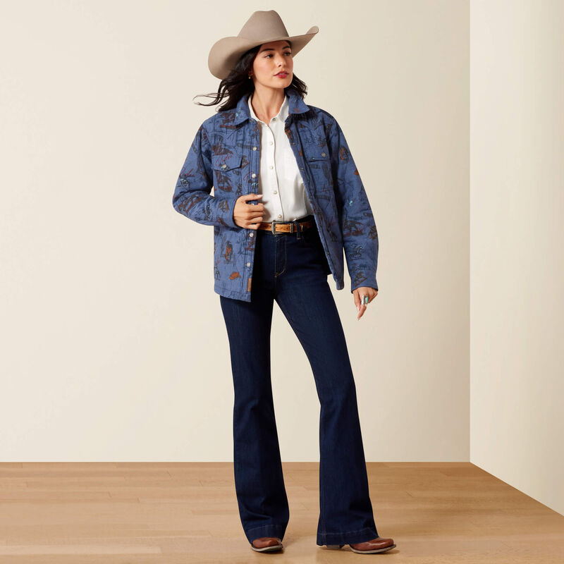 ARIAT WOMEN'S OBISPO LIGHTWEIGHT INSULATED JACKET - RETRO RODEO