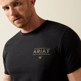 ARIAT MENS MONUMENT GAUCHO TSHIRT - BLACK