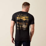 ARIAT MENS MONUMENT GAUCHO TSHIRT - BLACK