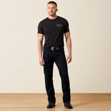 ARIAT MENS MONUMENT GAUCHO TSHIRT - BLACK