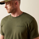 ARIAT MENS RUST SERAPE SHIELD TSHIRT - GRAPE LEAF