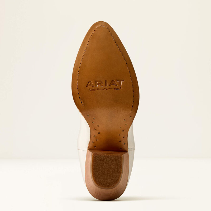 ARIAT WOMEN'S Beaux J Toe Western Boot - IVORY PEARL|MAROON