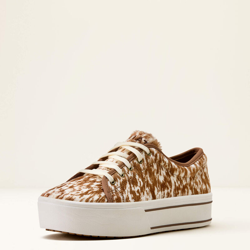 ARIAT WOMEN'S SKYLAR SHOES SPECKLED COW PRINT