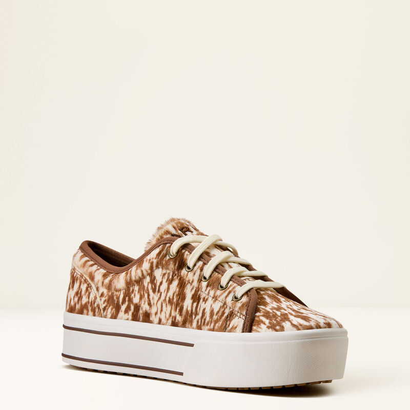 ARIAT WOMEN'S SKYLAR SHOES SPECKLED COW PRINT