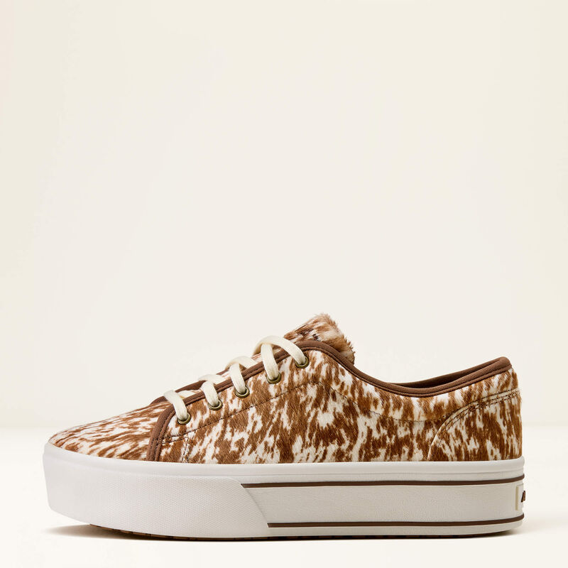 ARIAT WOMEN'S SKYLAR SHOES SPECKLED COW PRINT