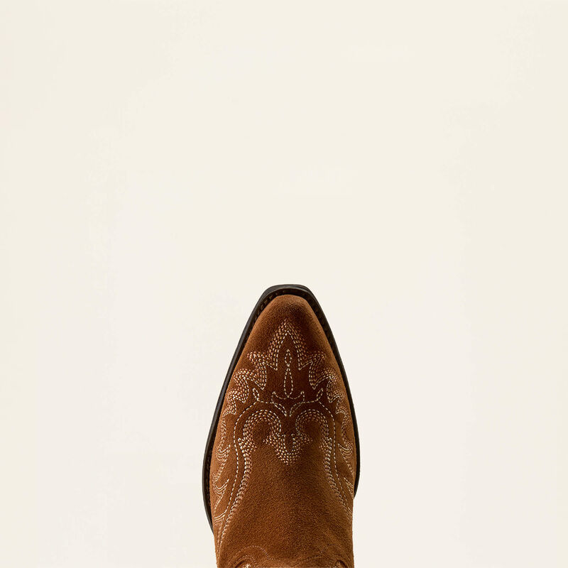 ARIAT WOMEN'S CHANDLER X TOE WESTERN BOOT - OILED TAN SUEDE