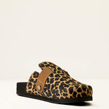 ARIAT WOMEN'S COUNTRY MULE LEOPARD HAIR ON|OXFORD TAN