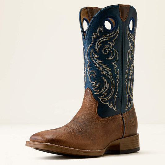 ARIAT MENS REDCLIFF WIDE SQUARE TOE COWBOY BOOT  AUTUMN TAN