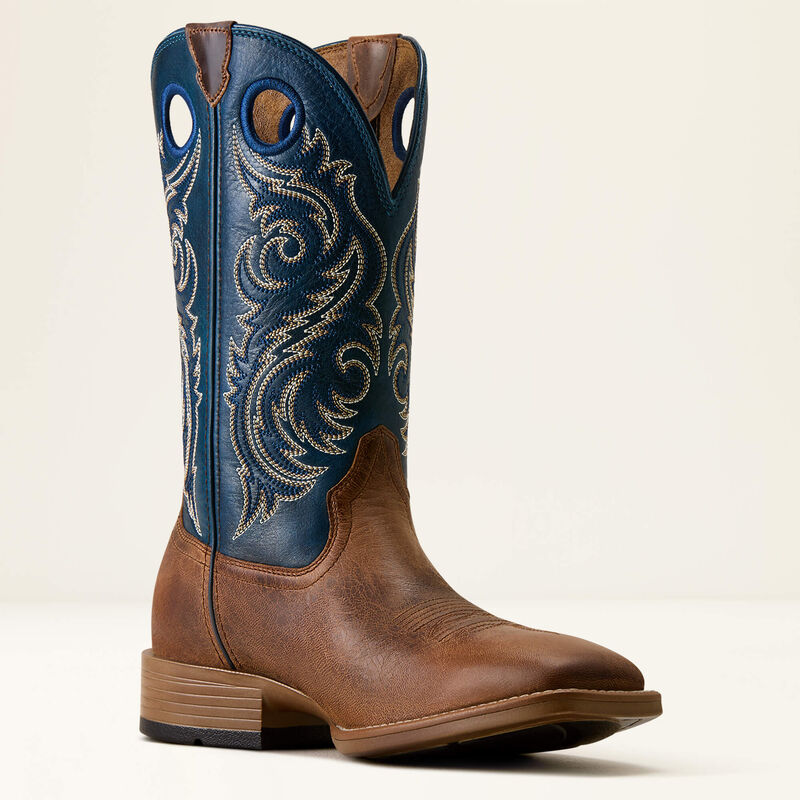 ARIAT MENS REDCLIFF WIDE SQUARE TOE COWBOY BOOT  AUTUMN TAN