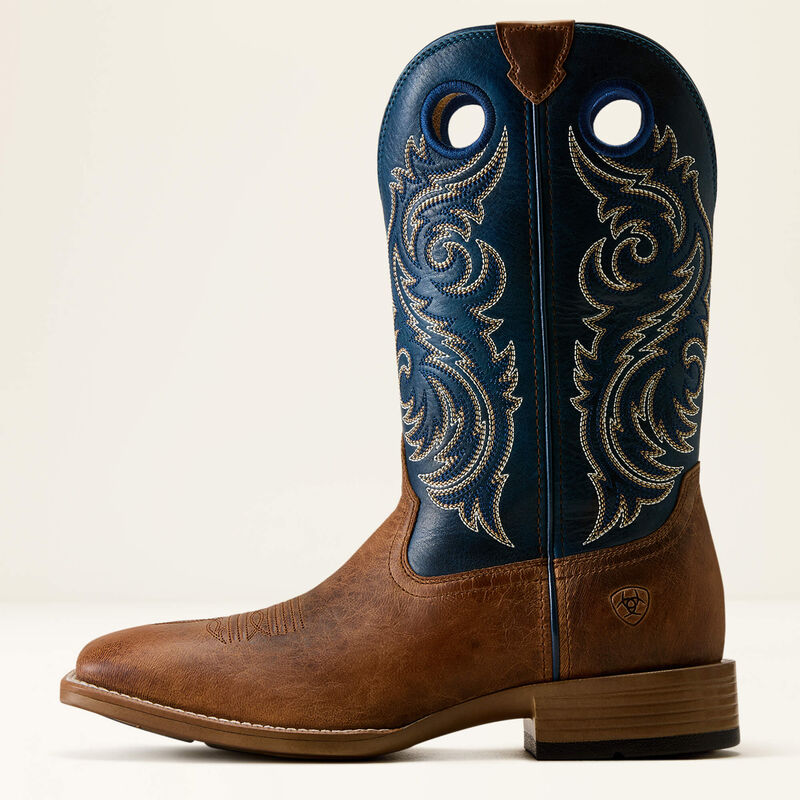 ARIAT MENS REDCLIFF WIDE SQUARE TOE COWBOY BOOT  AUTUMN TAN