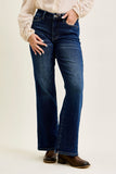 JUDY BLUE MID RISE ALEX BOOTCUT W/ COWGIRL SEAMING JEANS - MEDIUM STONE