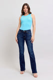 JUDY BLUE DARK WASH BOOTCUT JEAN - DARK STONE