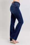 JUDY BLUE DARK WASH BOOTCUT JEAN - DARK STONE