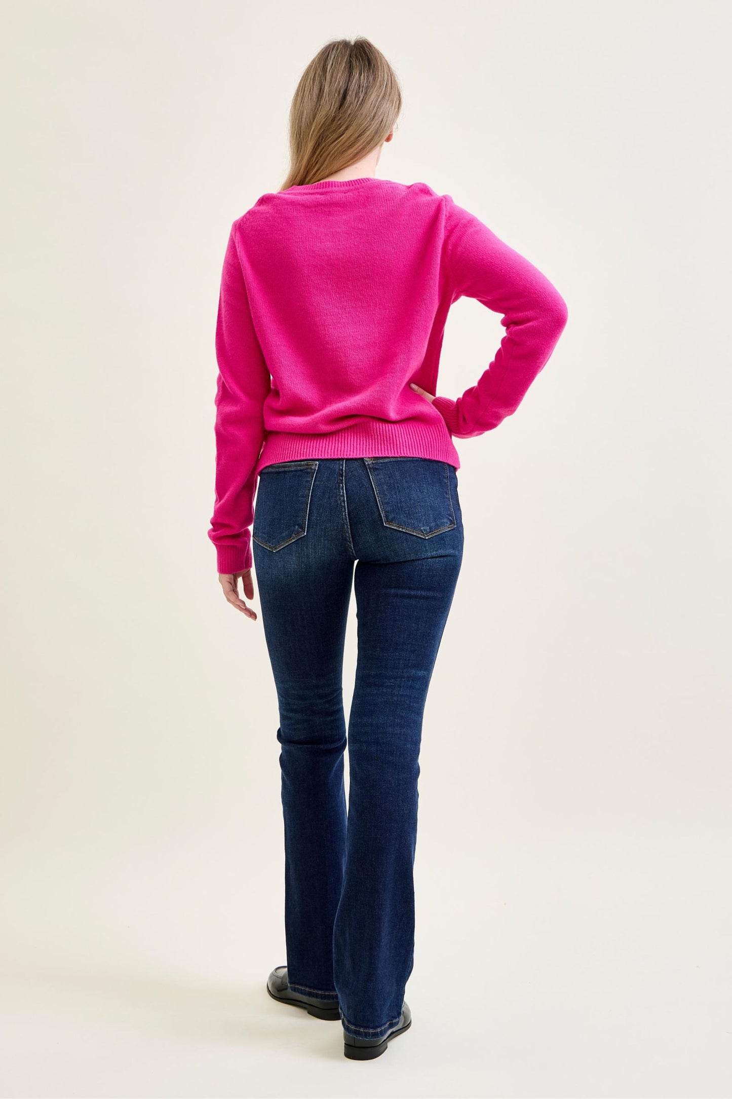 JUDY BLUE REGULAR DARK WASH BOOTCUT JEAN - DARK STONE