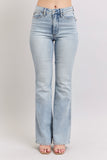 JUDY BLUE HIGH WAIST REGULAR TUMMY CONTROL BOOTCUT JEAN - LIGHT STONE