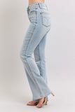 JUDY BLUE HIGH WAIST REGULAR TUMMY CONTROL BOOTCUT JEAN - LIGHT STONE