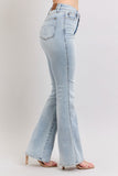 JUDY BLUE HIGH WAIST REGULAR TUMMY CONTROL BOOTCUT JEAN - LIGHT STONE
