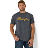 MENS WRANGLER YEAR ROUND SHORT SLEEVE T SHIRT - CHARCOAL HEATHER