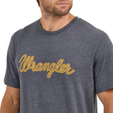 MENS WRANGLER YEAR ROUND SHORT SLEEVE T SHIRT - CHARCOAL HEATHER