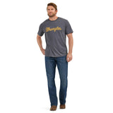 MENS WRANGLER YEAR ROUND SHORT SLEEVE T SHIRT - CHARCOAL HEATHER