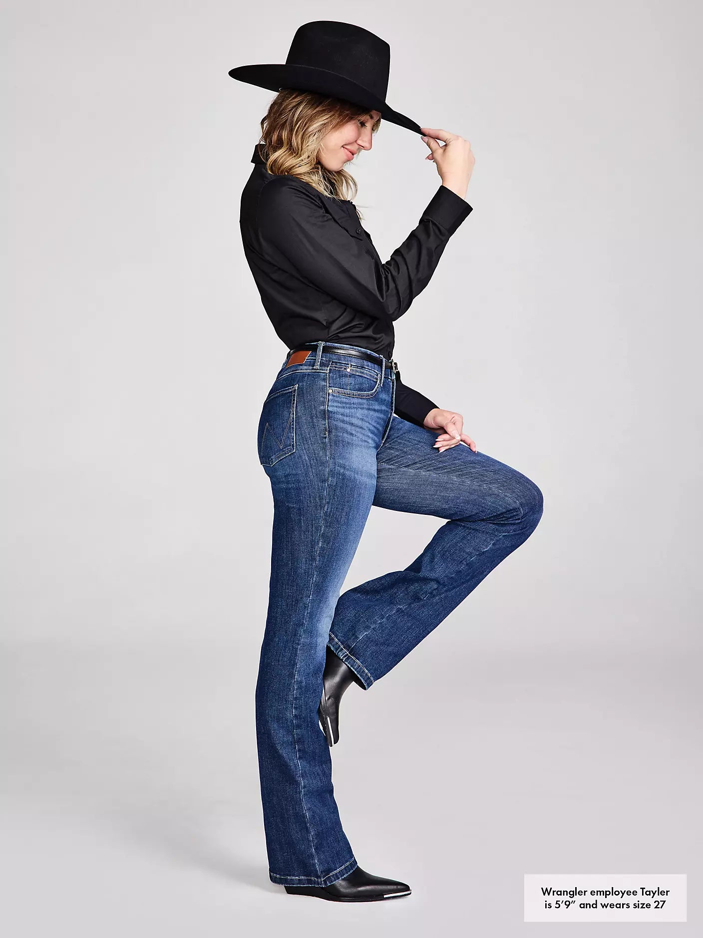 WRANGLER WOMEN'S BESPOKE HIGH RISE BOOTCUT JEAN - LACEY