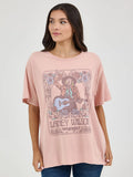 WRANGLER WOMEN'S LAINEY WILSON OVERSIZED BAND TEE