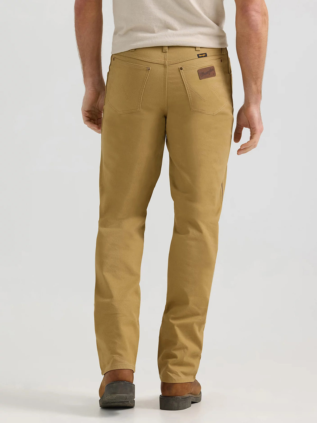 MEN'S WRANGLER PREMIUM PERFORMANCE TOUGH COMFORT COWBOY CUT® REGULAR FIT CANVAS JEAN - KELP