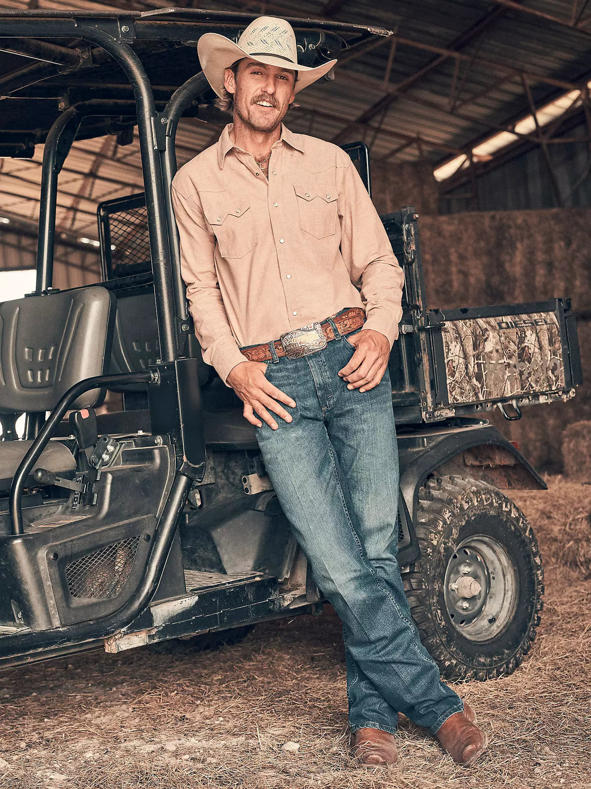 MEN'S WRANGLER CODY JOHNSON 20X ADVANCED COMFORT 02 COMPETITION REGULAR FIT JEAN - MOONLIGHT