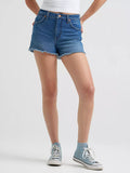 WOMEN'S WRANGLER® COWBOY SHORT HIGH RISE SHORTS - JUNIPER